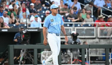 UNC Baseball: Scott Forbes reflects on losing Game 1 of CWS Finals