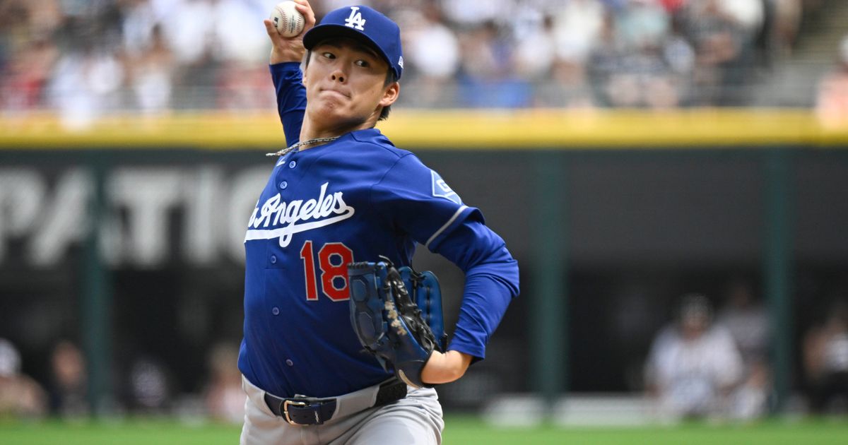 Dodgers' Yamamoto has a perfect game through 7 innings against the White Sox :: WRAL.com