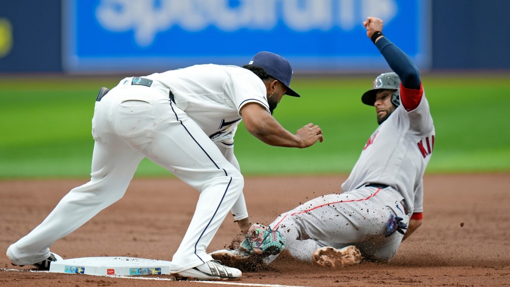 Caleb Durbin homers twice late, but Red Sox rally falls short as Rays sweep