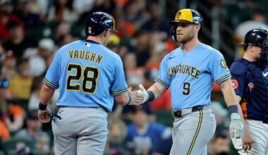 Will Andrew Vaughn Swing His Way Back Into a Full-Time Job? - Brewers