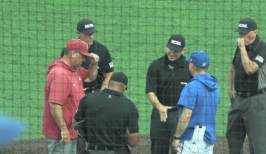 KU baseball drops Super Regional opener