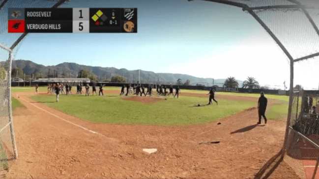 Verdugo Hills-Roosevelt California High School Baseball Playoff Game
