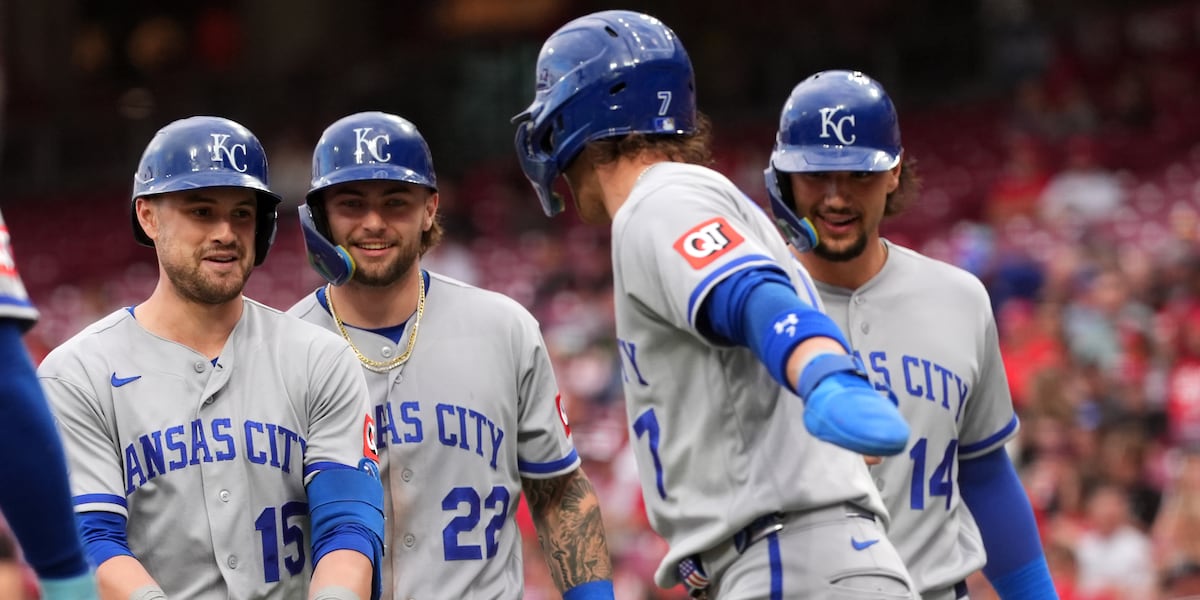 Lane Thomas hits grand slam in 1st inning, leads Royals to a 9-2 win over the Reds