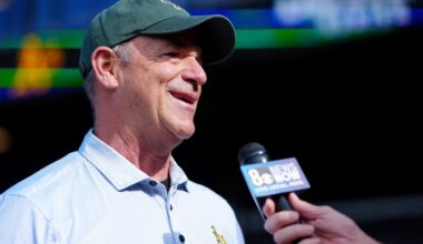 As a ballpark rises in Las Vegas, owner John Fisher is pitching his A’s — and himself
