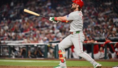 Nationals fans taunted Bryce Harper. The Phillies star had an emphatic answer