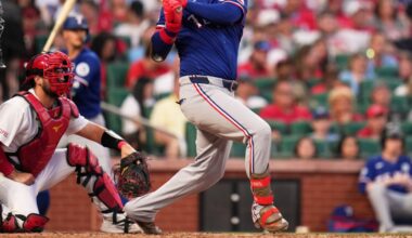 Joc Pederson leads Rangers past Cardinals 7-4 for 5th straight win
