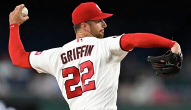 Griffin pitches into 8th, Mead and Garcia Jr. homer as Nationals top Phillies 4-1