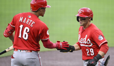 Reds Option TJ Friedl, Recall Noelvi Marté