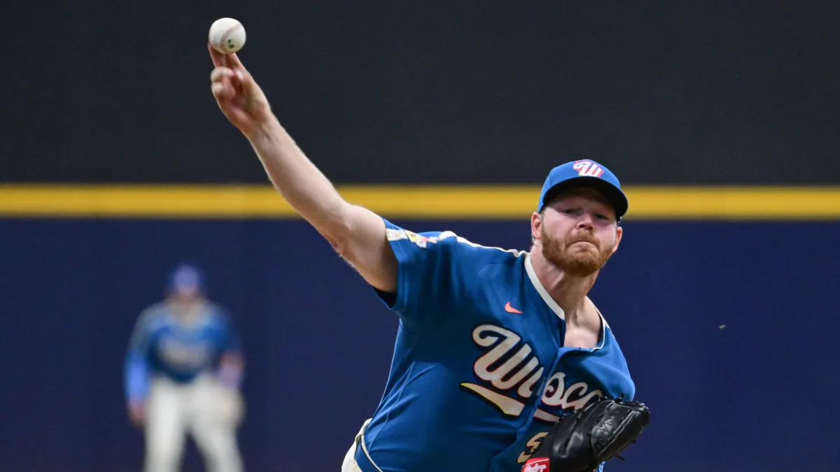 Brewers' Brandon Woodruff pitched like an ace when facing the Reds image