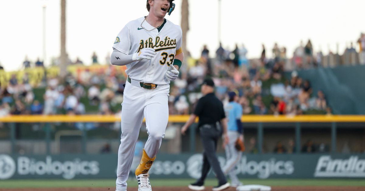 Bolte hits 1st MLB homer and A's go deep 5 more times in Las Vegas for 7-5 win over Brewers :: WRAL.com
