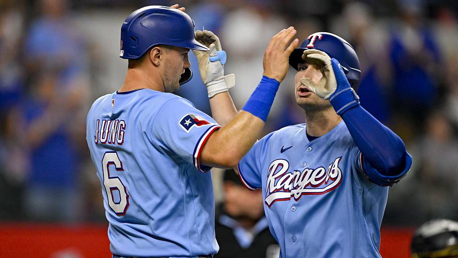 Rangers Hit Four Important Home Runs in Guardians Blowout Victory