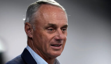 MLB commissioner Rob Manfred says 'of course' he's worried about repeat of 1994 labor stoppage