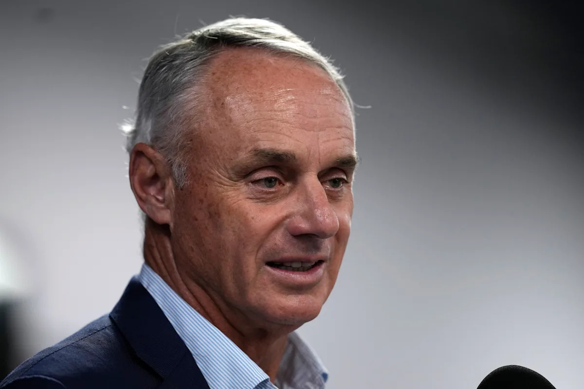 MLB commissioner Rob Manfred says 'of course' he's worried about repeat of 1994 labor stoppage