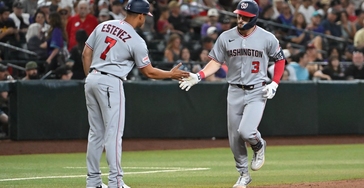The Washington Nationals remain road warriors as Curtis Mead and Dylan Crews provide the power