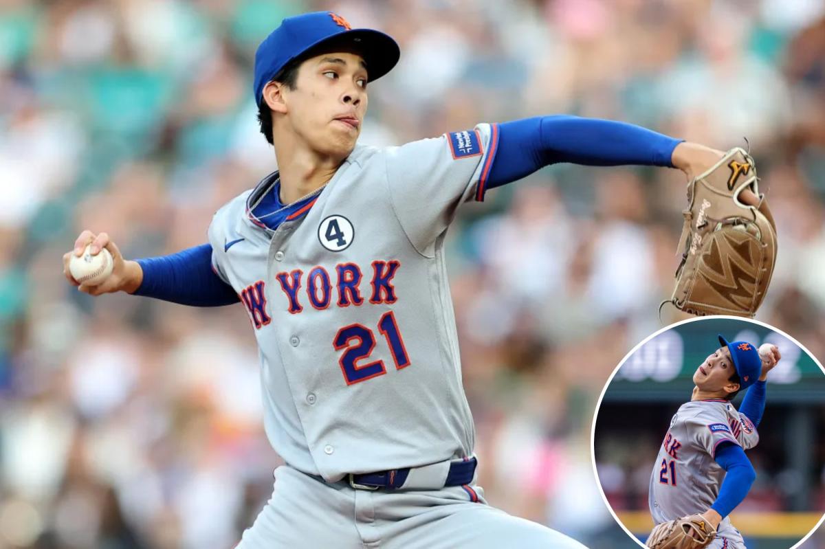 Mets send Jonah Tong back to minors to work on control issues