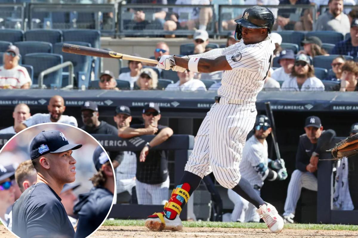 Jazz Chisholm Jr. uses Aaron Judge's bat to homer in Yankees win