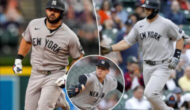 Yankees belt three big homers in win over Tigers to take series