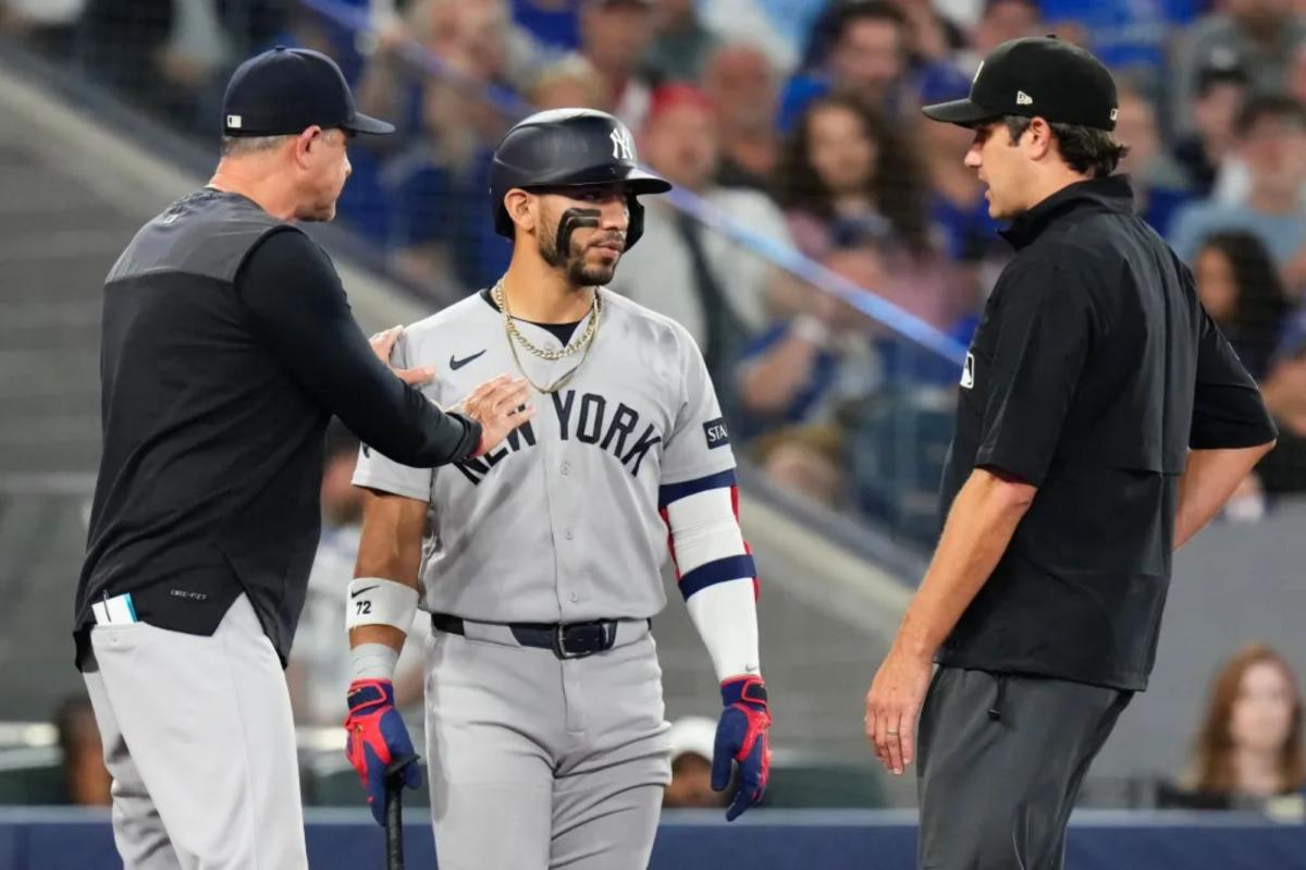 Yankees' Jose Caballero calls for clarification of pitch clock rules after spicy umpire quibble