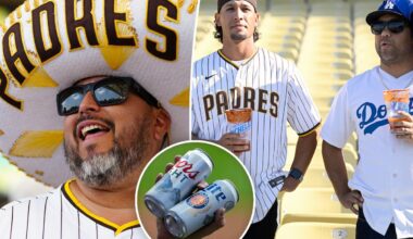 San Diego Padres fans rank among MLB’s biggest drinkers