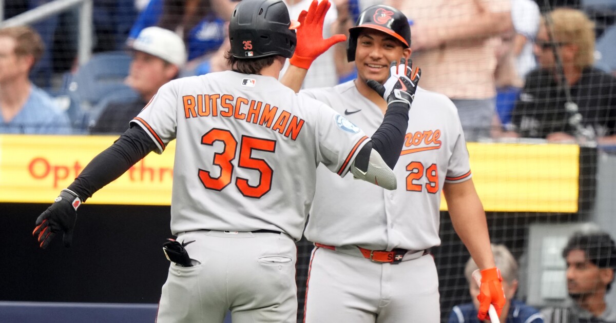 Orioles rout Blue Jays behind Adley Rutschman's stellar performance in Toronto