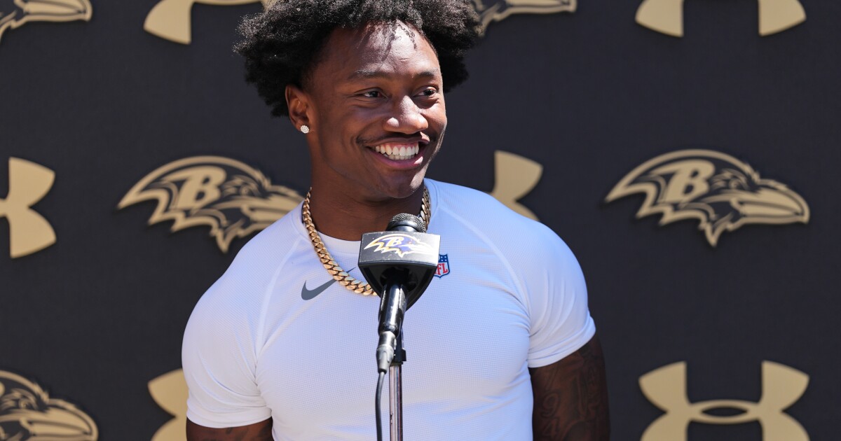 Zay Flowers jersey giveaway highlights Ravens-Orioles crossover event
