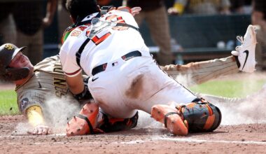 Orioles drop series finale to Padres 5-2, fall five games below .500