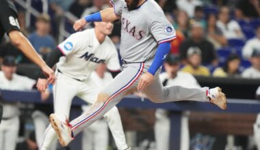 Nimmo's 3 hits, Osuna's go-ahead double lift Rangers to 4-3 win over Marlins