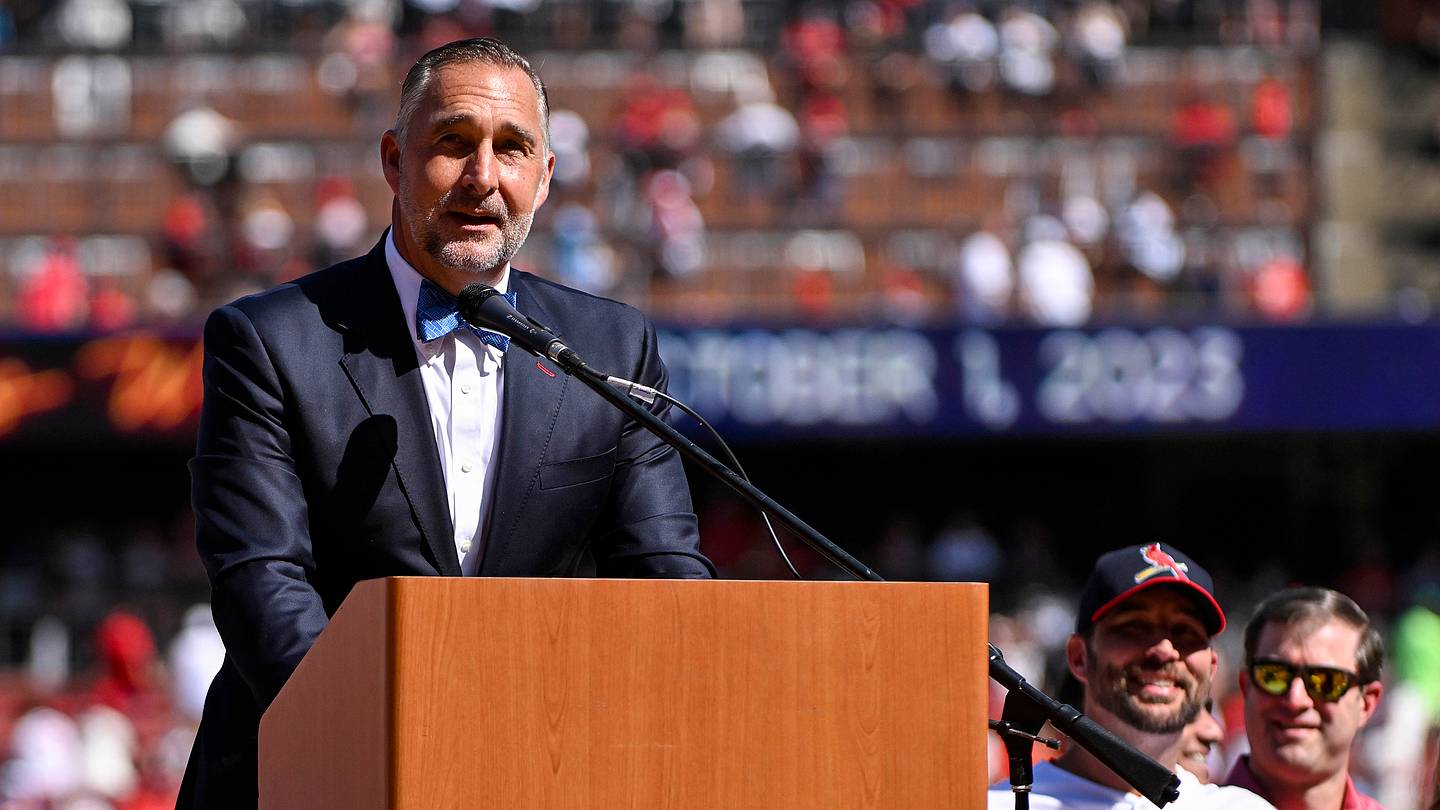 Former St. Louis Cardinals president of baseball operation John Mozeliak.