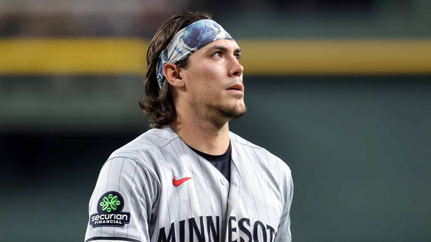 Jun 19, 2026; Phoenix, Arizona, USA; Minnesota Twins shortstop Tristan Gray against the Arizona Diamondbacks at Chase Field. Mandatory Credit: Mark J. Rebilas-Imagn Images