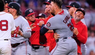 Civalli strikes out 13, Nationals snap Red Sox's 5-game win streak with 8-1 rout