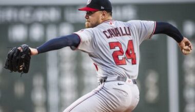 Nationals' Cade Cavalli, Red Sox's Willson Contreras suspended 7 games for fracas