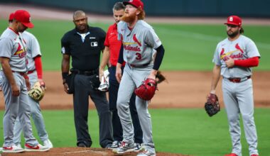 Cardinals reinstate Ryne Stanek, option Gordon Graceffo to Triple-A; RHP Dustin May tests ankle.