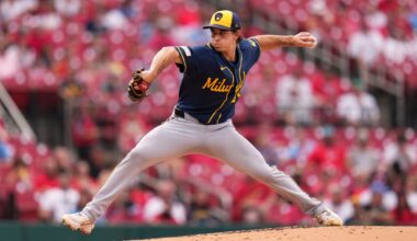 Gasser pitches career-best 7 2/3 innings in 10-2 win as Brewers sweep Cardinals in doubleheader