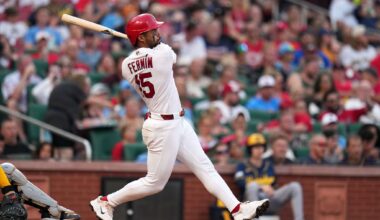 Burleson, Fermín homers power Cardinals to a 5-1 win that snapped 8-game skid against Brewers