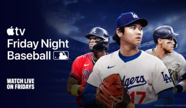 Apple TV and MLB Release August Schedule for 'Friday Night Baseball'