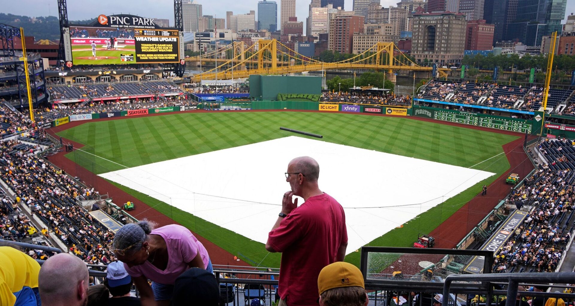 Brewers and Pirates rained out, setting up Saturday doubleheader