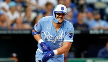 Royals activate 1B Vinnie Pasquantino from injured list after broken bone in wrist