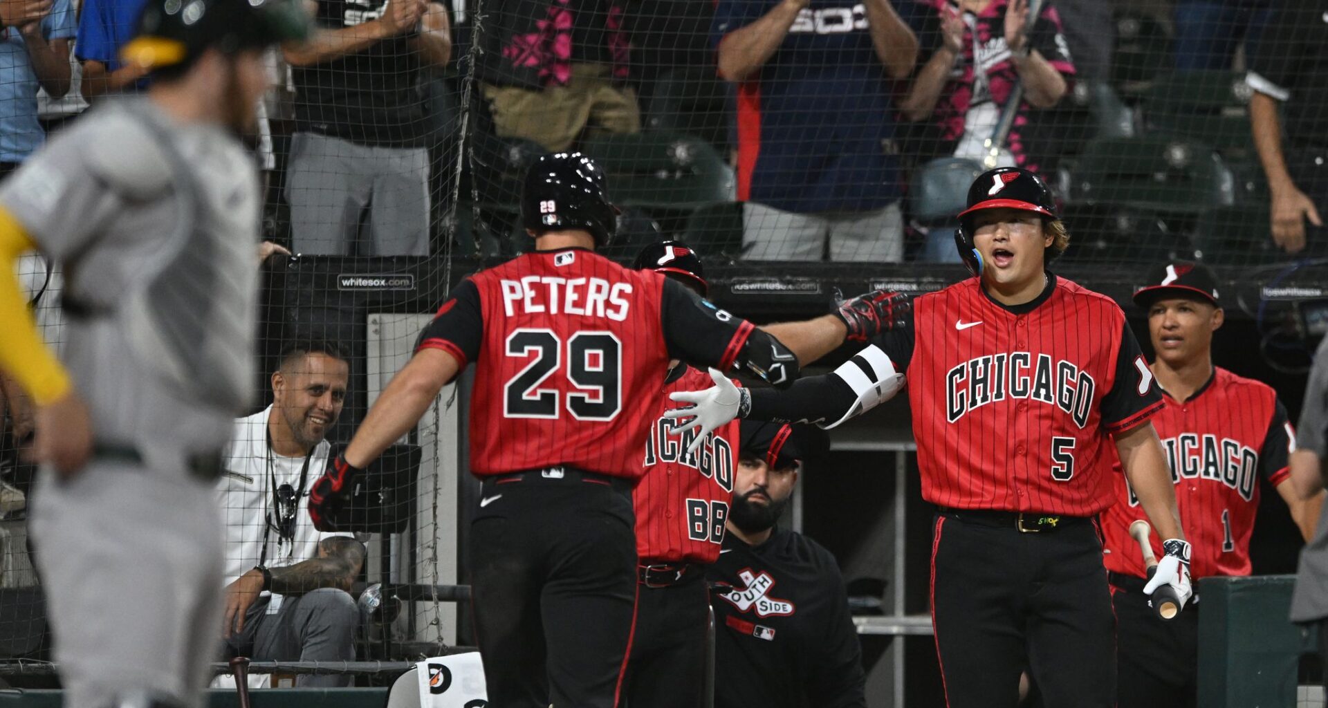 White Sox rookie Tristan Peters hits for the cycle, first for franchise in 9 years