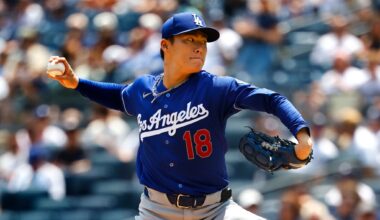 Yamamoto fires 4-hitter and Ohtani leads offense as Dodgers top Yankees 8-2 in 1st game of twinbill
