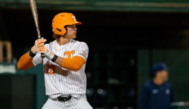 Colby Backus won a CWS title at UT, now playing in pros
