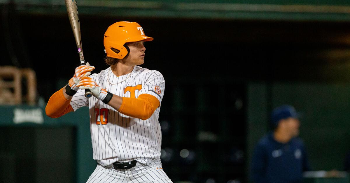 Colby Backus won a CWS title at UT, now playing in pros