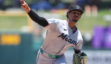 Eury Pérez perfect for 7 innings, then Marlins hang on for 9-8 win over A's | Sports