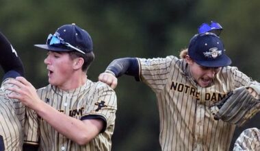 Prep baseball: Notre Dame knocks off No. 8 Sigourney, advances to substate final | The Hawk Eye - Burlington, Iowa