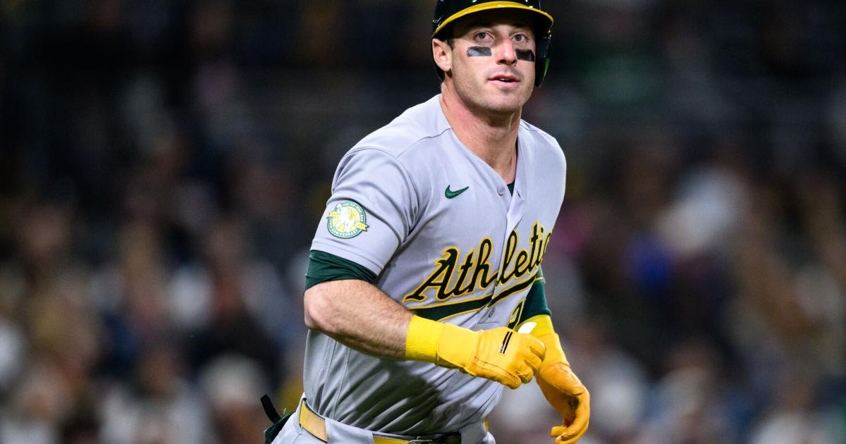 Athletics designated hitter Brent Rooker out for the season after left knee surgery | MLB