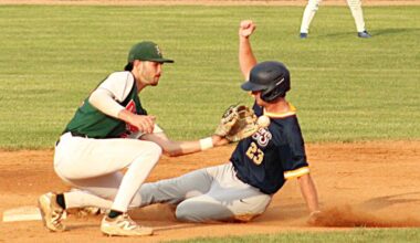 PROSPECT LEAGUE BASEBALL: Nick Nelson's pitching is silver lining on a dark night or Dans | Sports