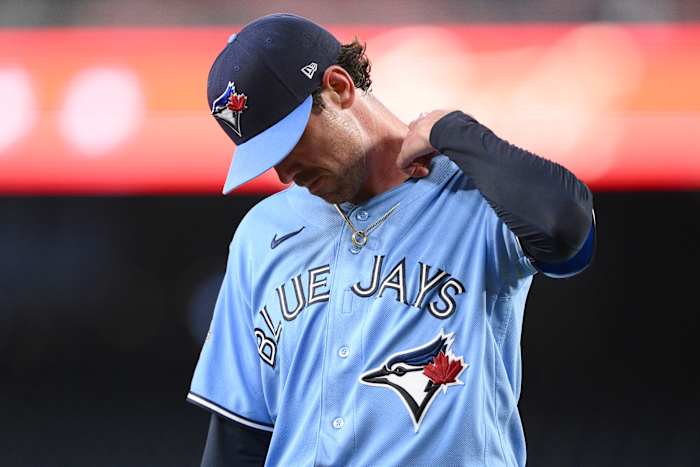 Blue Jays' Bieber struggles through 'worst' outing, walks 6 in two-thirds of an inning vs. Nats