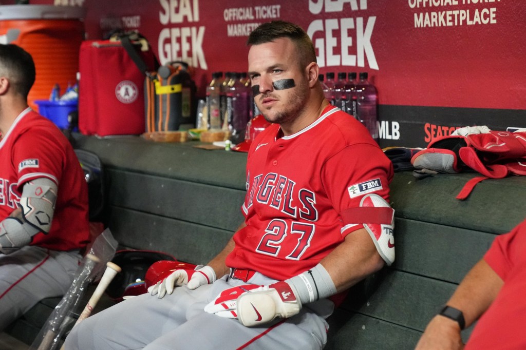 Mike Trout progressing but still out of Angels’ lineup – Orange County Register
