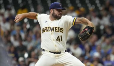 'Huge': How Two Newest Brewers Arms Soaking Up Innings Helped Milwaukee Win a Series - Brewers