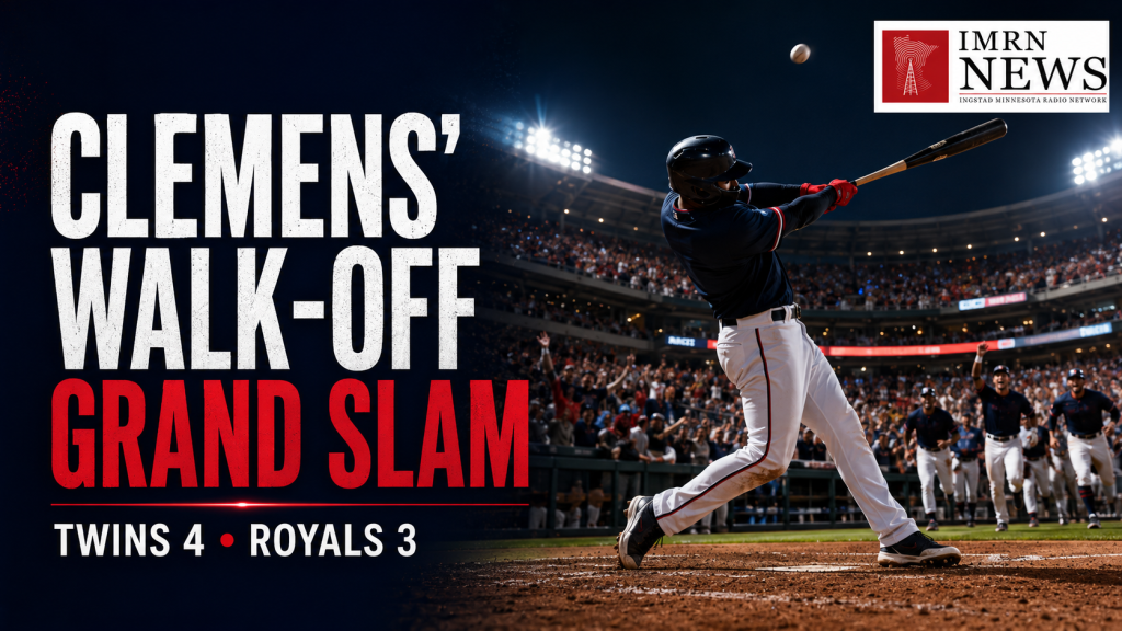 Clemens’ Walk-Off Grand Slam Lifts Twins Past Royals