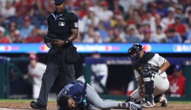 Rays’ Junior Caminero, hit-by-pitch in All-Star Game, gets a scare but avoids the worst